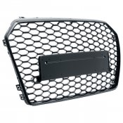 Honeycomb Sportgrill RS Piano Black Audi A6 4G (2015-2018)