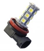 Dimljus LED lampa H8 18 SMD (xenonvit) (1st)