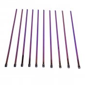 Rostfria Buntband Pro 340mm (10-pack) Rainbow