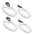 Angel eyes Crystal Switch back - BMW E46 (131mm x 4)
