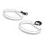 Angel eyes Crystal Switch back - BMW E46 (131mm x 4)