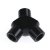 NPT Y-Kors (1/8 NPT in / 2x 1/8 NPT ut)