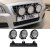 Extraljuspaket slim 315W (3x LED 7" (18cm) extraljus + Hållare + Reläsats)