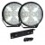 Extraljuspaket Flare 9" 310W (2x LED 9" extraljus + hållare + reläsats)