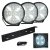 Extraljuspaket Flare 9" 465W (3x LED 9" extraljus + hållare + reläsats)