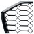 Honeycomb Sportgrill RS Piano Black Audi A6 C8 (2018-)