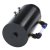Oljecatchtank 0,75l Svart - Rund