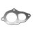 Mitsubishi Evo 1-3 4g63t packning turbo elbow (downpipe)