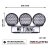 Extraljuspaket DRL 9" 594W V2 (3x LED 9" extraljus + hållare + reläsats)