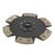 6-puckad sinterlamell 240mm (Ej fjädrad) BMW (29mm axel / 10 splines)