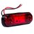 LED Sidomarkeringsljus 12V/24V Röd Transparent för Släp & Trailer