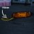 LED Sidomarkeringsljus 12V/24V Orange Transparent för Släp & Trailer
