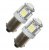 LED lampa BA9s 5 SMD (xenonvit)