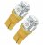 LED lampa W5W 5 SMD (gul / orange)