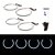 Angel eyes ringar SMD white - BMW E46 (131mm x 4)