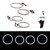 Angel eyes ringar SMD white - BMW E61 Xenon (105mm + 120mm)