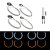 Angel eyes ringar SMD switch back - BMW E46 (131mm + 146mm)
