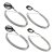Angel eyes ringar SMD switch back - BMW E46 (131mm + 146mm)