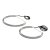 Angel eyes ringar SMD switch back - BMW E46 (131mm + 146mm)