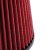 Sportluftfilter FullFlow Long 4,5" (114mm) Röd/Svart