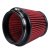 Sportluftfilter FullFlow 4,5" (114mm) Röd/Svart