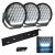 Extraljuspaket Mr Tuning DRL 594W (3x LED 9" Extraljus + hållare + reläsats)