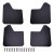 Stänkskydd Universal Svart (4-pack)