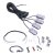 Ambientebelysning RGB fiberoptik – Universal 4-zons kit (APP-styrning)
