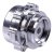 Dumpventil 50mm med Monteringskit Silver