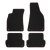 Tygmatta Mr Tuning Premium (röda stygn) - Audi A4 Sedan / Avant (B6/B7) (2001-2007)