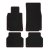 Tygmatta Mr Tuning Premium (röda stygn) - BMW 5-serie E39 Sedan / Touring (1996-2004)