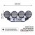 Extraljuspaket Mr Tuning Beam 680W (4x LED 9" Extraljus + hållare + reläsats)