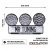 Extraljuspaket slim Mr Tuning 315W (3x LED 7" Extraljus + hållare + reläsats)