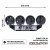 Extraljuspaket Komplett 4x 120W LED Black Edition (4x LED 9" 120W + hållare + reläsats)