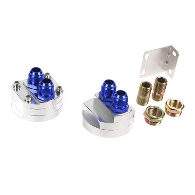 Oljefilterflytt / hållare Silver AN10