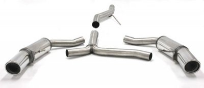 Sportavgassystem Duplex 2x100mm - Audi A4 2.7/3.0TDI (B8) (2007-2015)