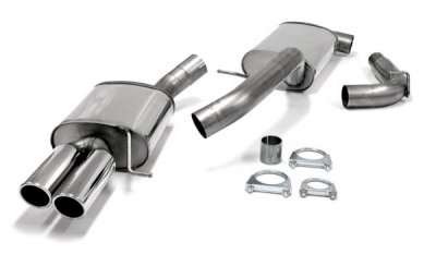 Sportavgassystem 2x80mm - VW Passat 1.8TSI/2.0TFSI (3C) (B6) (2005-2010)
