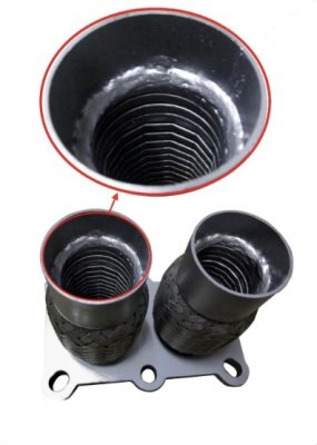 Flexrör med avgasfläns till Seat Toledo 1.6i / 1.8GT / 1.8i Turbo / 2.0i / 2.0i GT / 2.3i V5 (05/91-10/05)