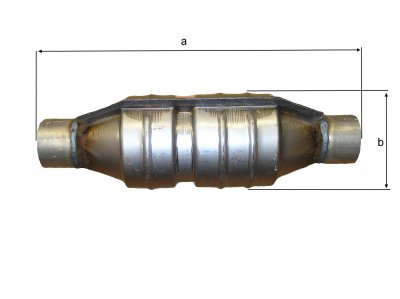 Sportljuddämpare rund med 55mm anslutning.