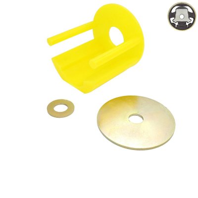 VW Caddy (2004-2020) - Nedre Motorkudde Inlägg Gul (221868A)