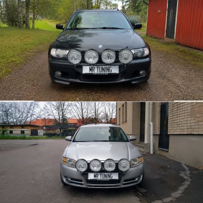 Extraljuspaket 480W (4x LED 9" extraljus + Hållare + Reläsats)