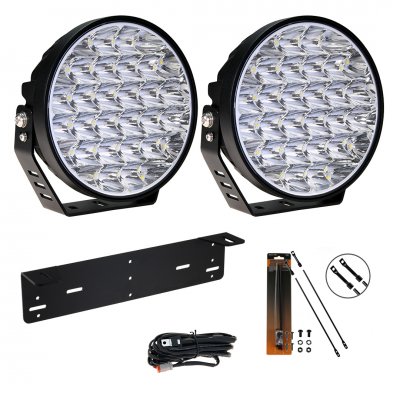 Extraljuspaket Mr Tuning Luminar 320W (2x LED 9" Extraljus + hållare + reläsats)