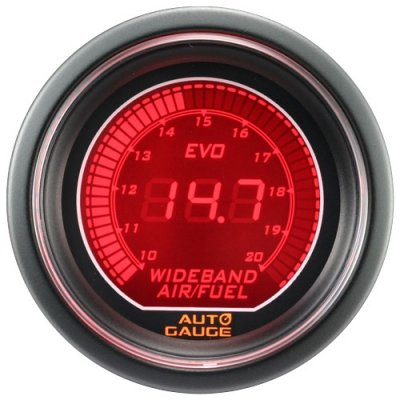 Auto Gauge Mätare Digital 52mm Bredbandslambda