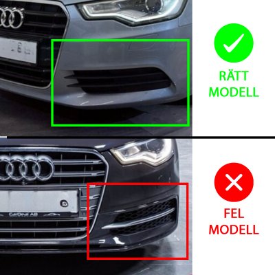Grillar nedre RS6 Honeycomb Audi A6 (4G) (2016-2018)