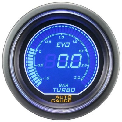 Auto Gauge Mätare Digital 52mm Bränsletryck