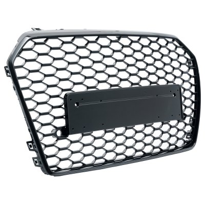 Honeycomb Sportgrill RS Piano Black Audi A6 4G (2015-2018)