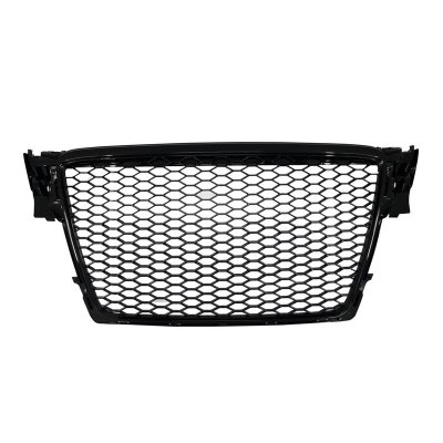 Honeycomb grill RS Design Piano Black - Audi A4 B8 (2007-2011)