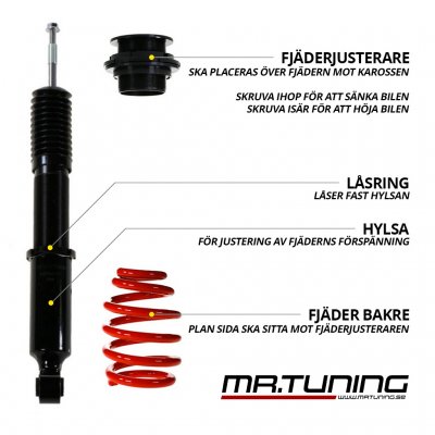 Coilovers Mr Tuning Audi A6 4G (2011-2018)