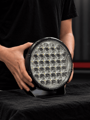 Extraljuspaket 480W (3x LED 9" extraljus + Hållare + Reläsats)
