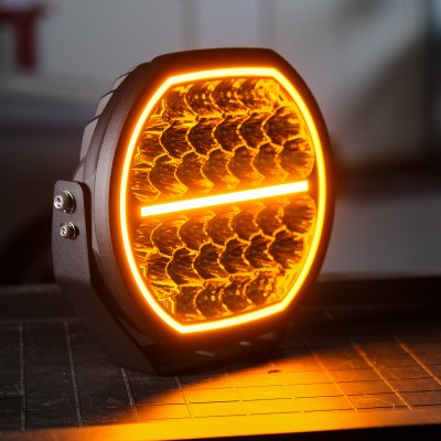 Extraljuspaket Mr Tuning Glow 510W (3x LED 9" Extraljus + hållare + reläsats)